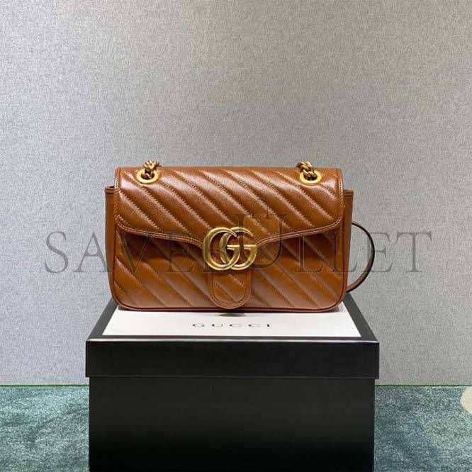 GUCCI MARMONT SMALL MATELASSE SHOULDER BAG 443497 (26*15*7cm) GUCCI MARMONT SMALL MATELASSE SHOULDER BAG 443497 (26*15*7cm)